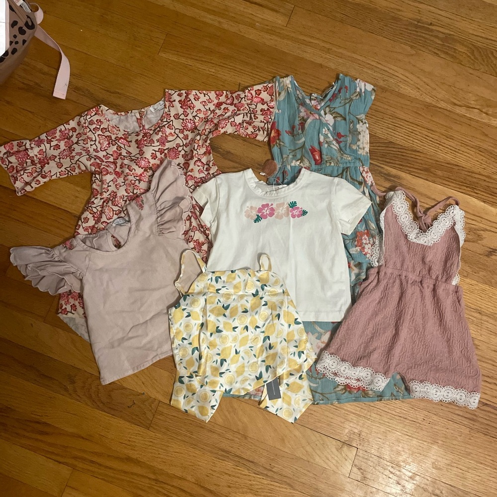 Floral and Pastel Kids Matching Set